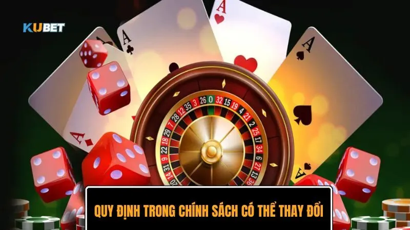 Nhà cái có quyền đổi mới quy định Nhà cái có quyền đổi mới quy định